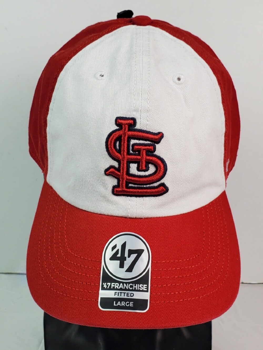 47 Brand Adult MLB St Louis Cardinals Fitted Stretch Baseball Hat Cap - Size L